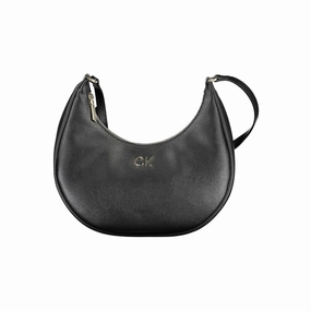 Calvin Klein Black Polyester Women Women's Handbag