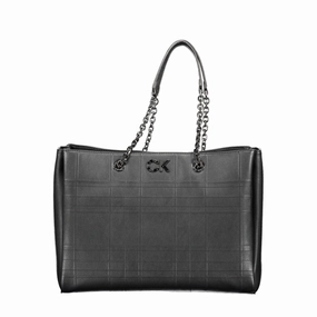 Calvin Klein Black Polyester Women Women's Handbag