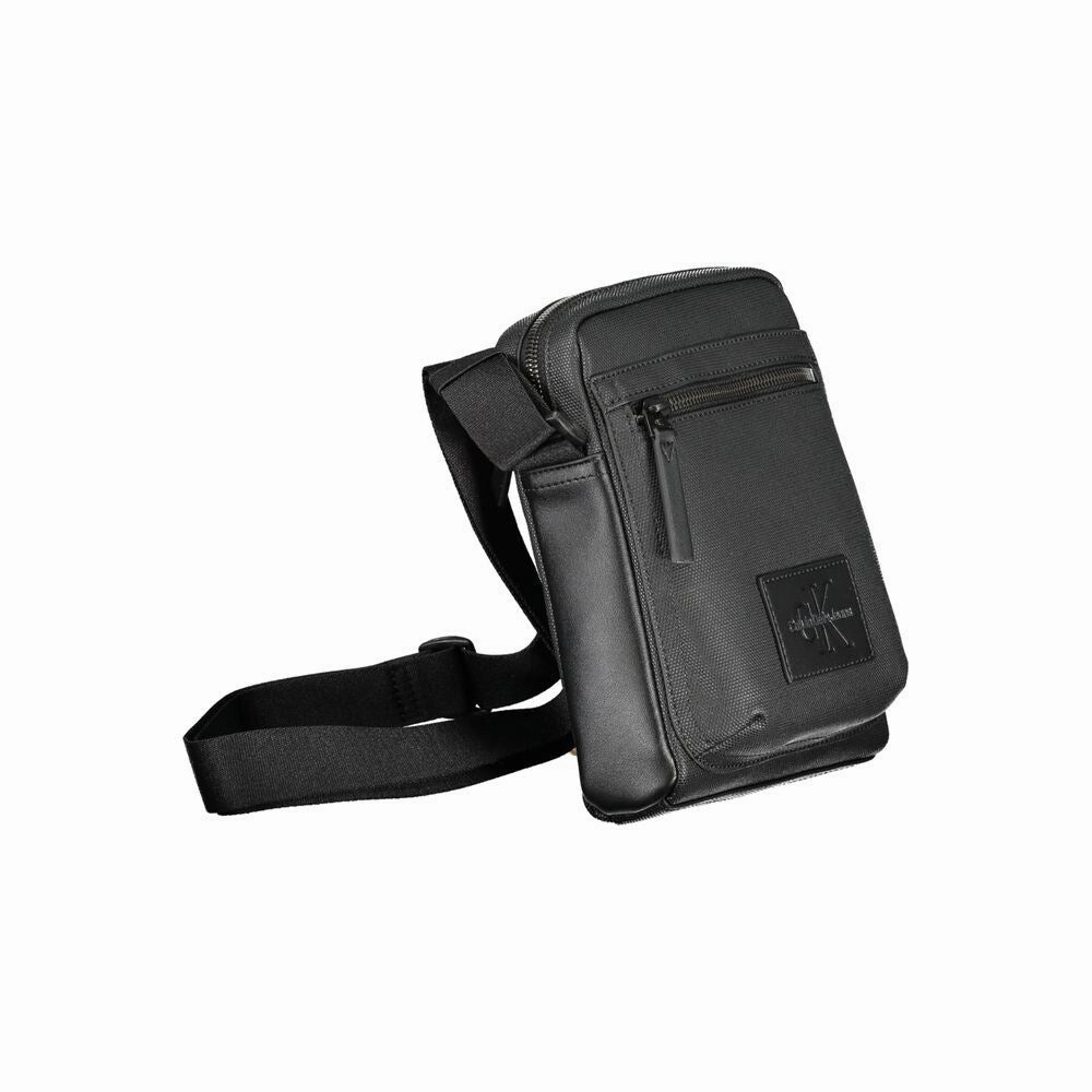 Calvin Klein Black Polyethylene Shoulder Men's Bag