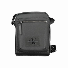 Calvin Klein Black Polyethylene Shoulder Men's Bag