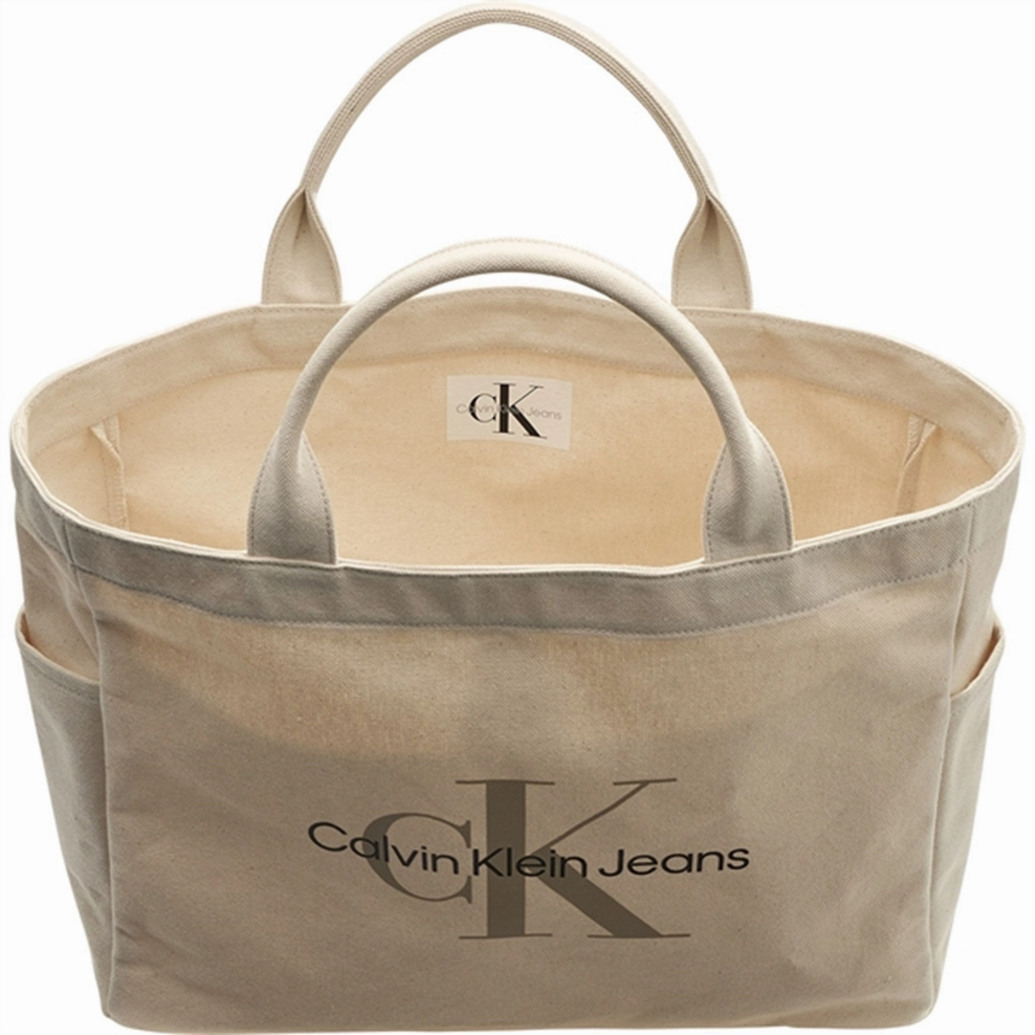 Calvin Klein Logo Shopper Eggshell