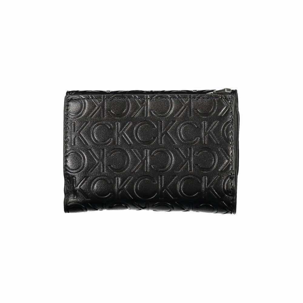 Calvin Klein Sleek Black Double-Compartment Women's Wallet