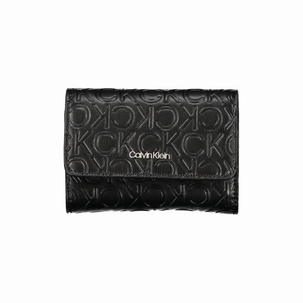 Calvin Klein Sleek Black Double-Compartment Women's Wallet
