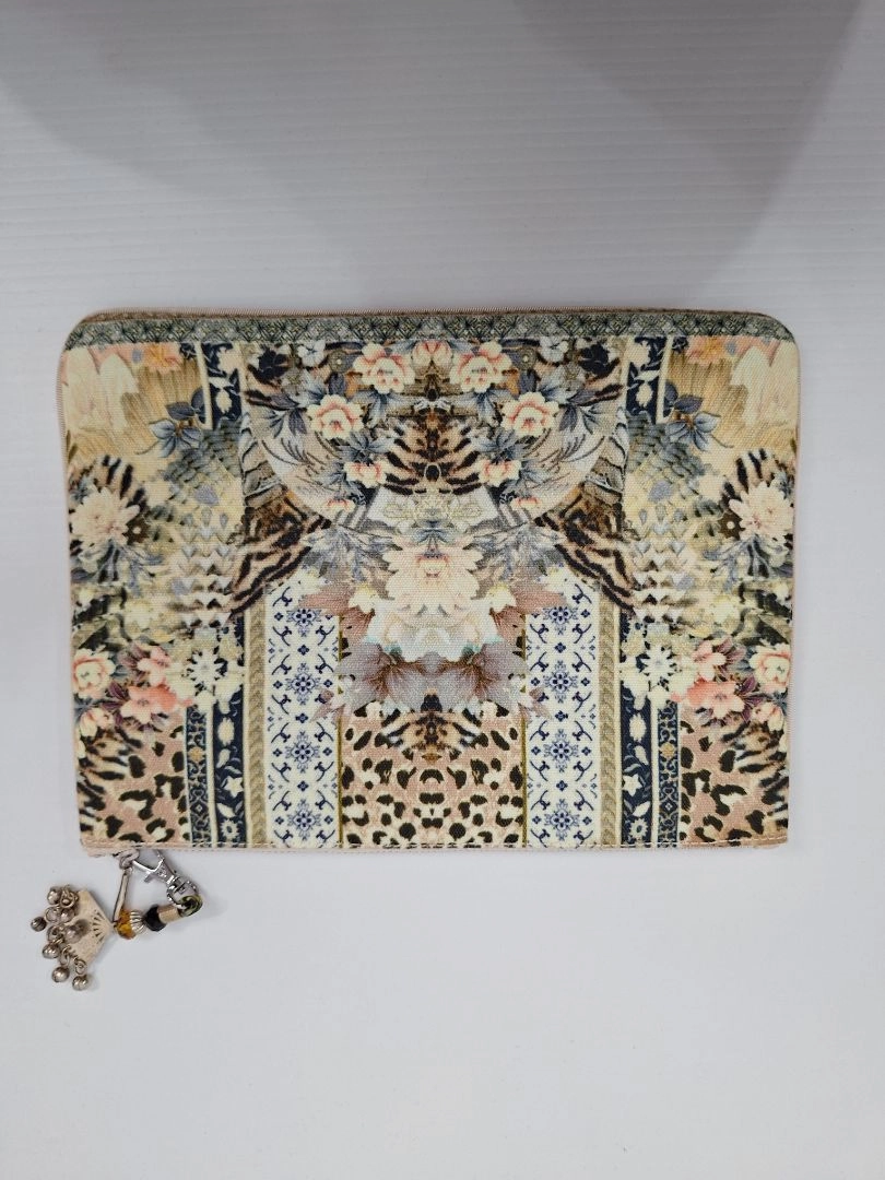 Camilla Small Bedazzled Fabric Pouch Bag