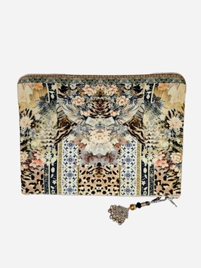 Camilla Small Bedazzled Fabric Pouch Bag