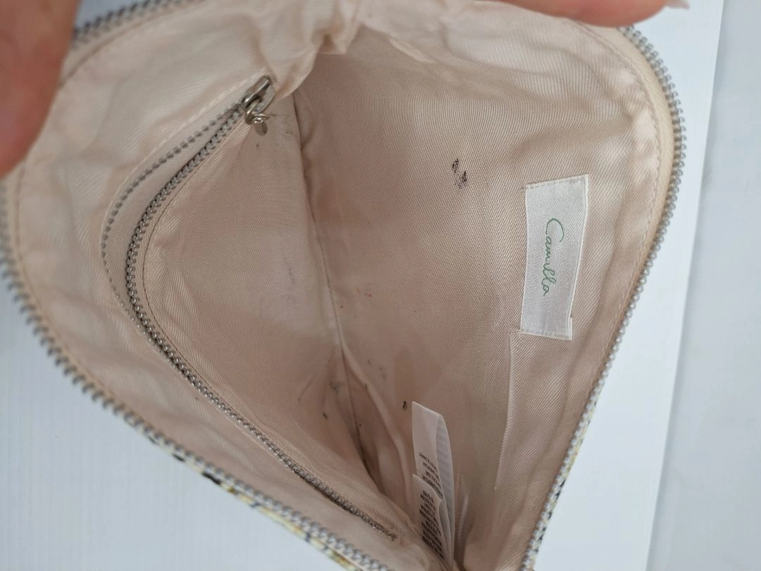 Camilla Small Bedazzled Fabric Pouch Bag