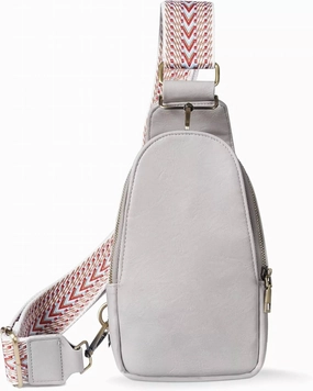 Camille Crossbody Sling Bag In Grey