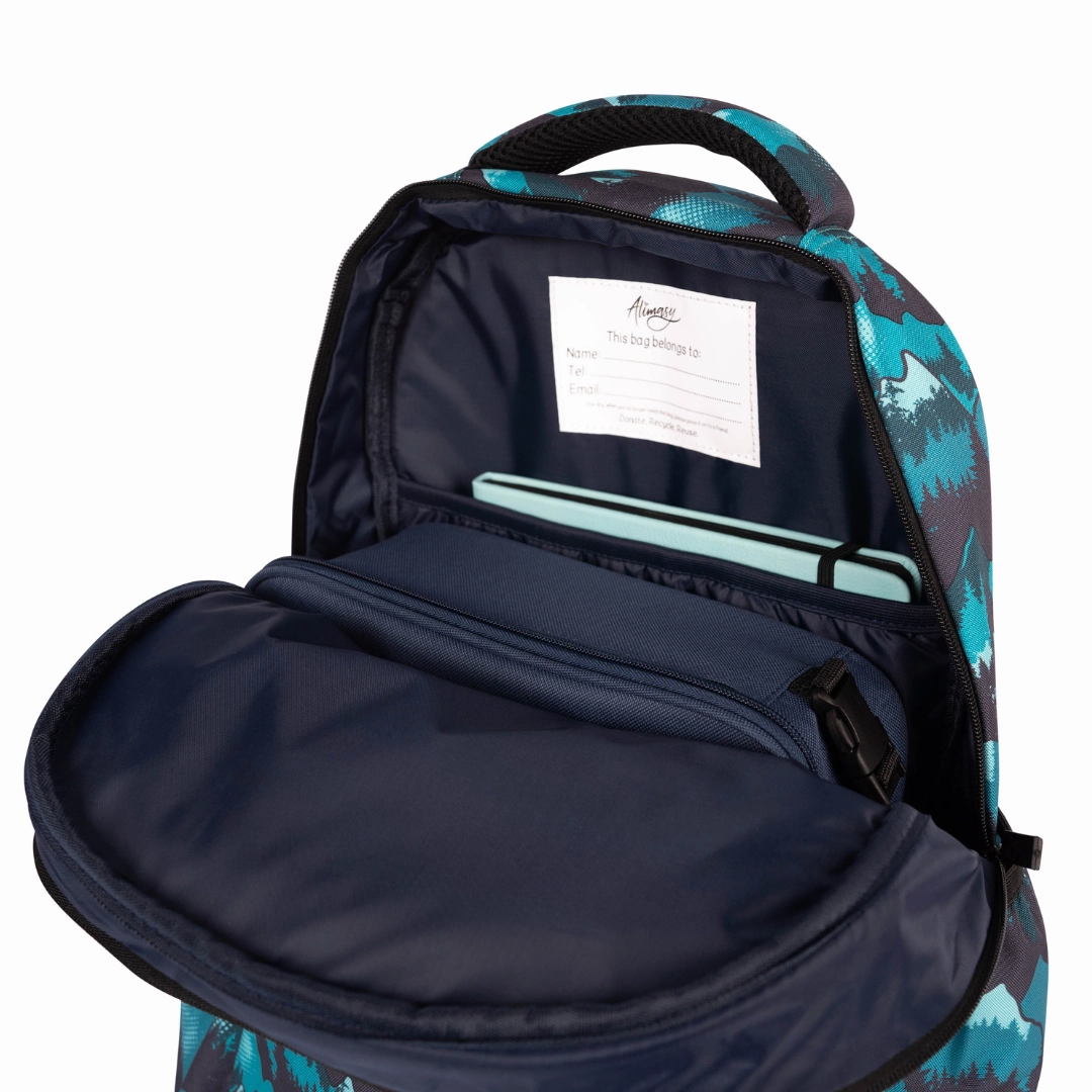 Camo Mountain Large School Backpack