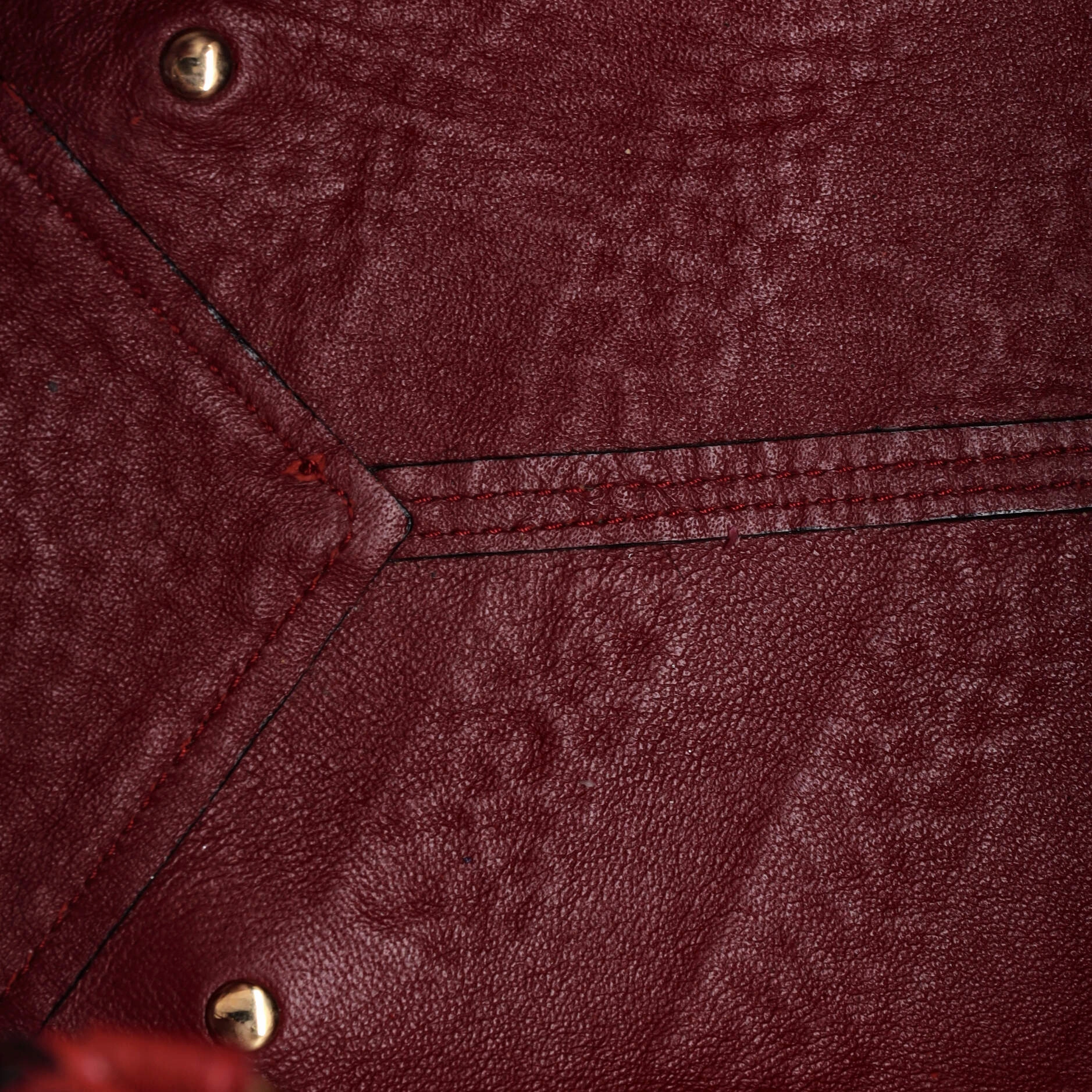 Canter Tote Check Embossed Leather Small