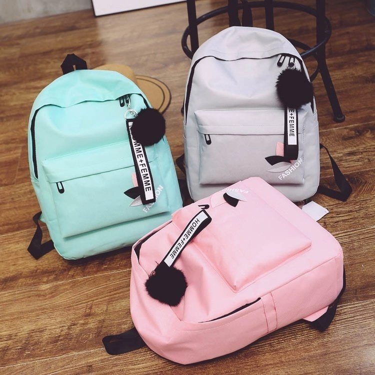 Canvas Backpack Large Capacity Travel Backpack Student School Bag