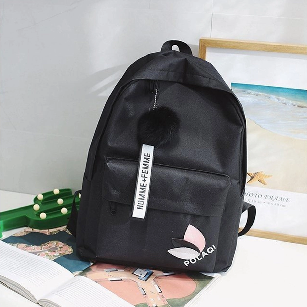 Canvas Backpack Large Capacity Travel Backpack Student School Bag