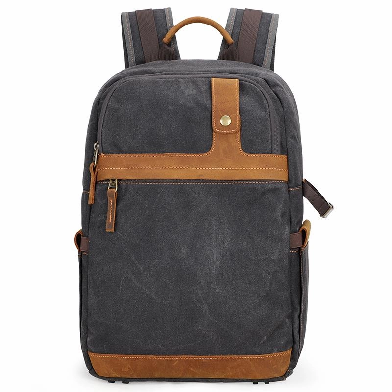 Canvas Waterproof Mens Large Nikon Camera Backpack Canon Camera Bag Dslr Camera Bag for Men