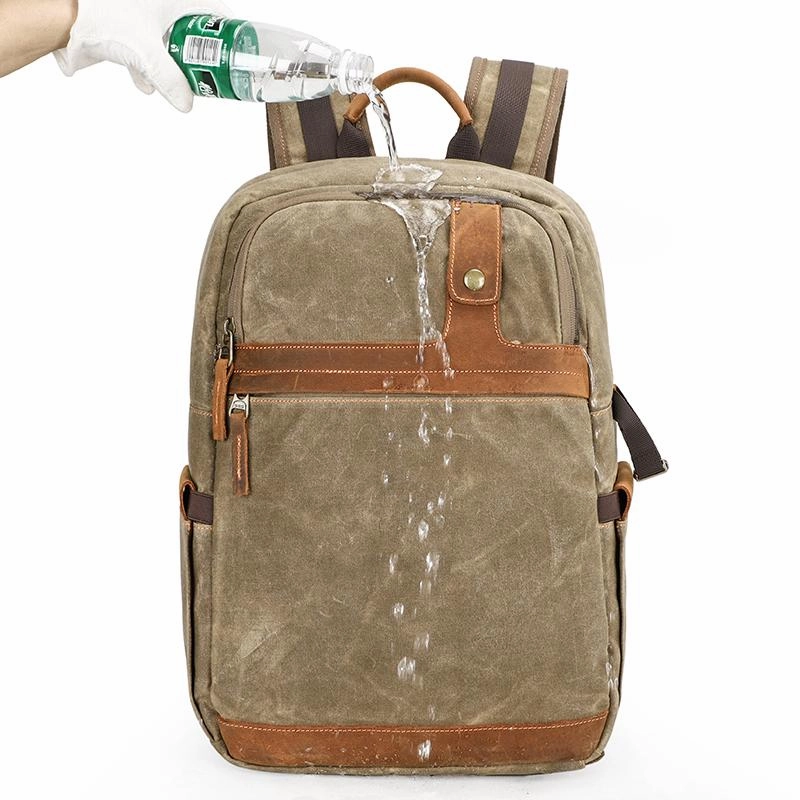 Canvas Waterproof Mens Large Nikon Camera Backpack Canon Camera Bag Dslr Camera Bag for Men