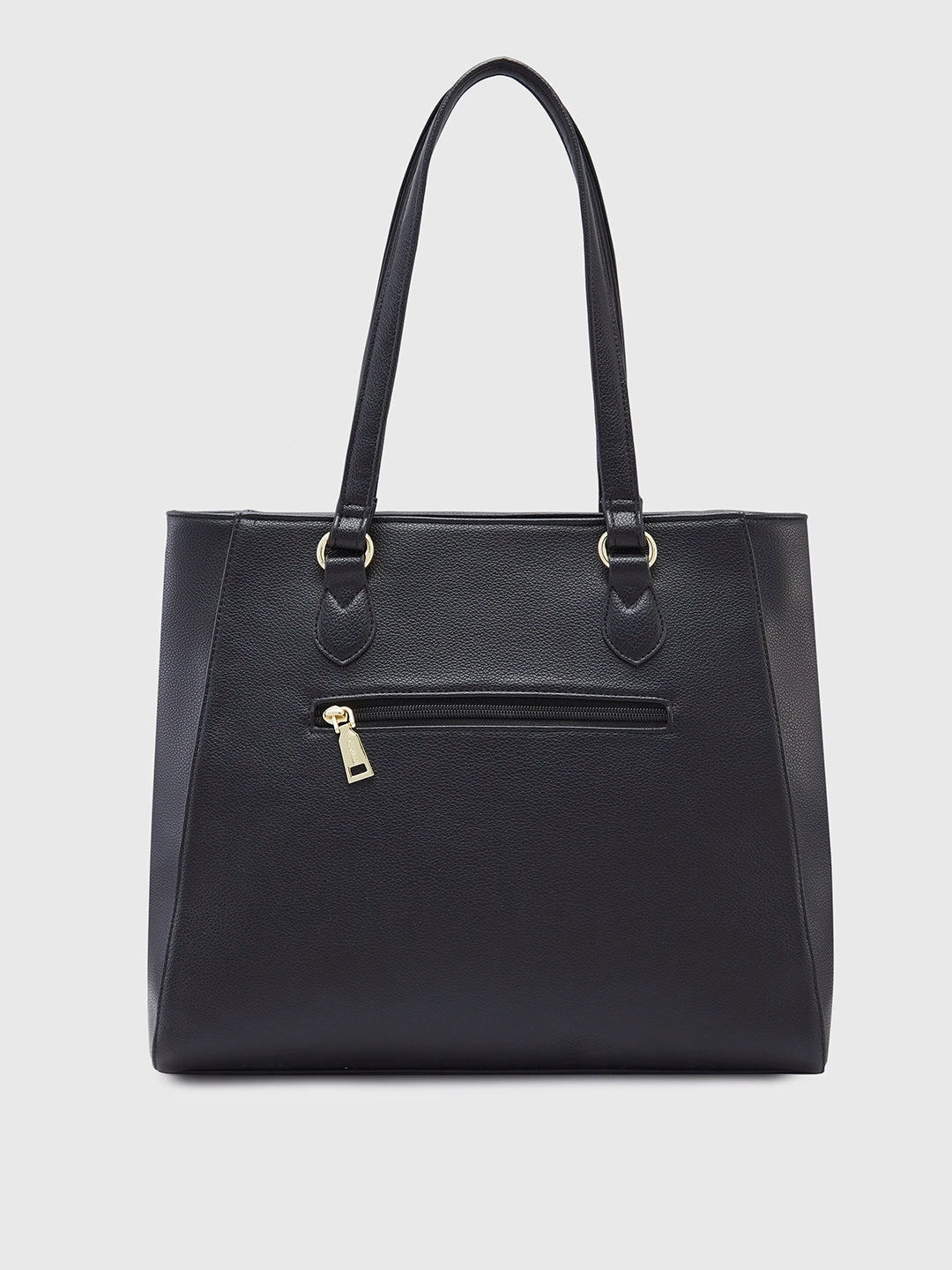 Caprese Erica Medium Floral Black Tote Bag