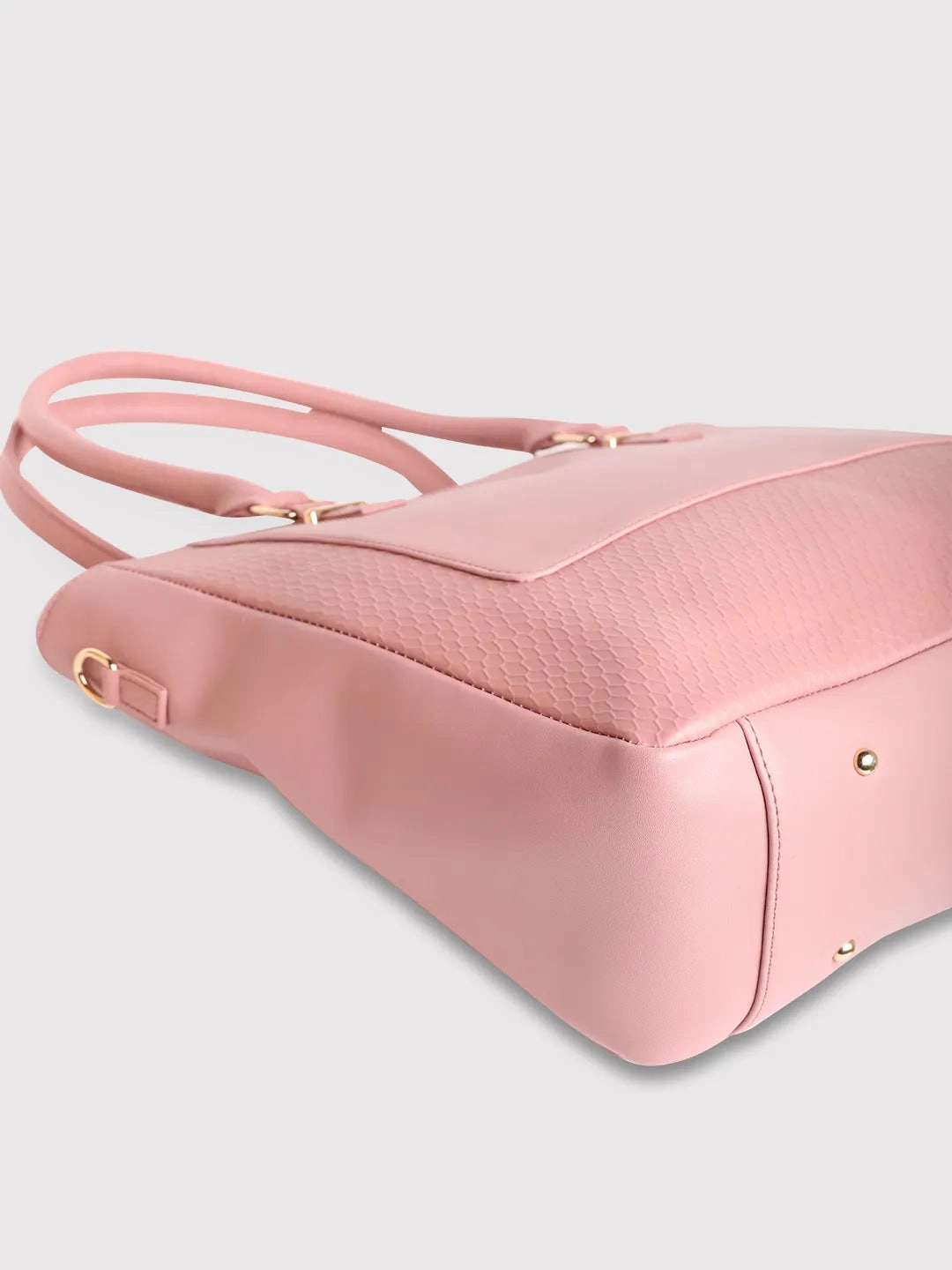 Caprese Fiona Large Light Pink Office Tote Bag
