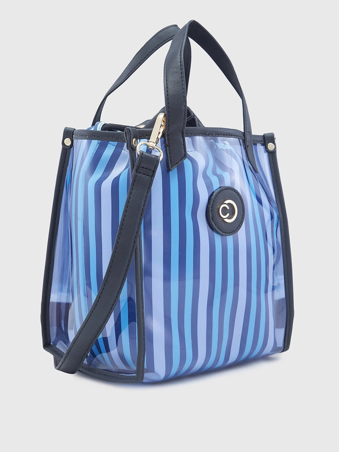 Caprese Josie Small Azure Tote Bag