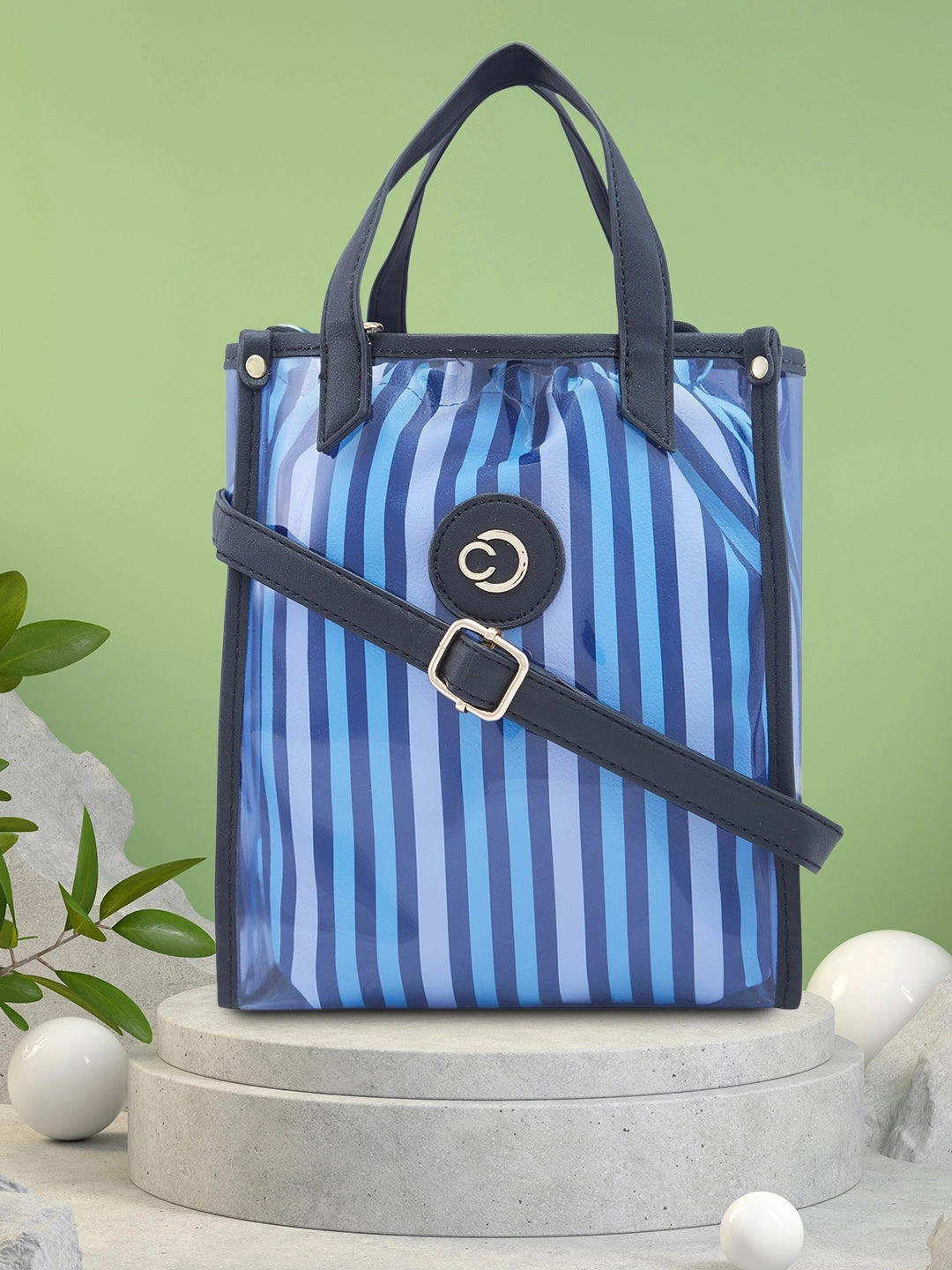 Caprese Josie Small Azure Tote Bag