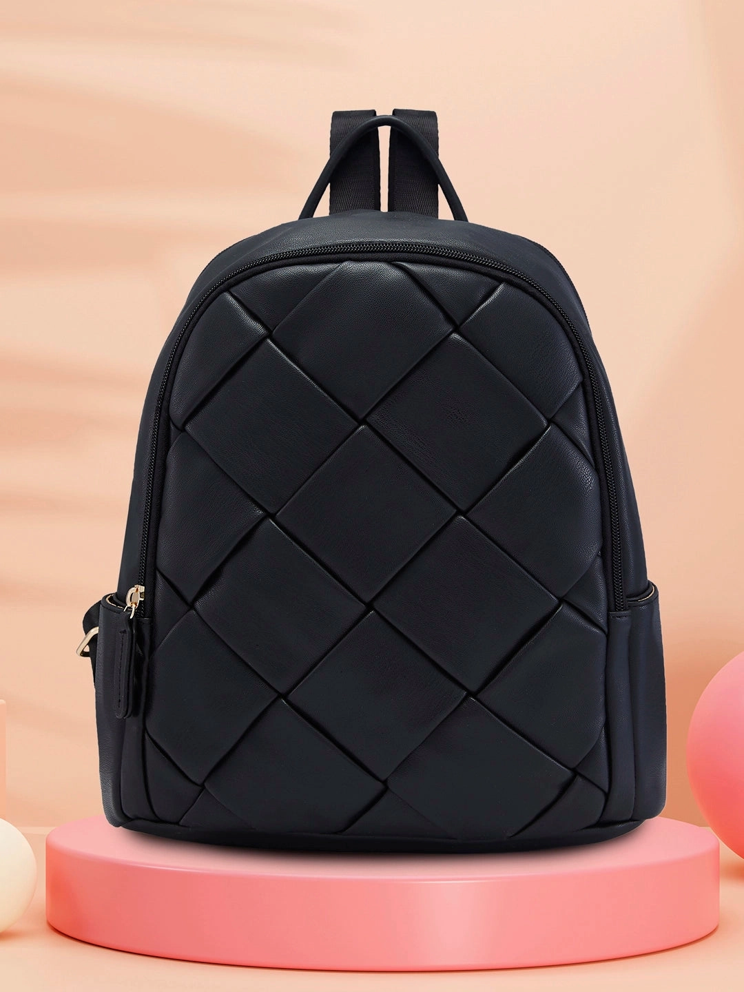 Caprese Merlin Medium Black Backpack