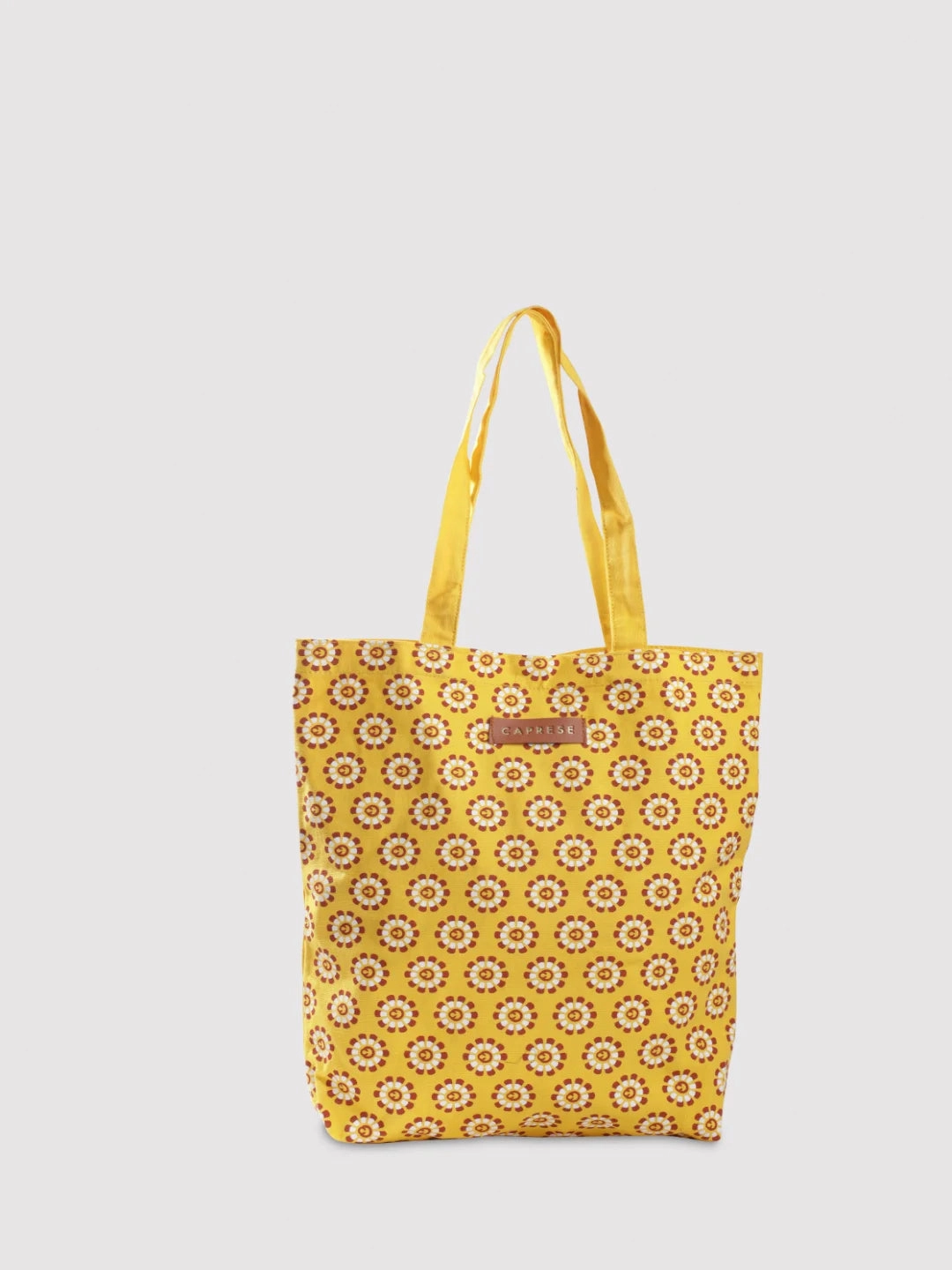 Caprese Vida Medium Yellow Tote Bag