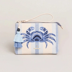 Carina Wristlet Blue Crab