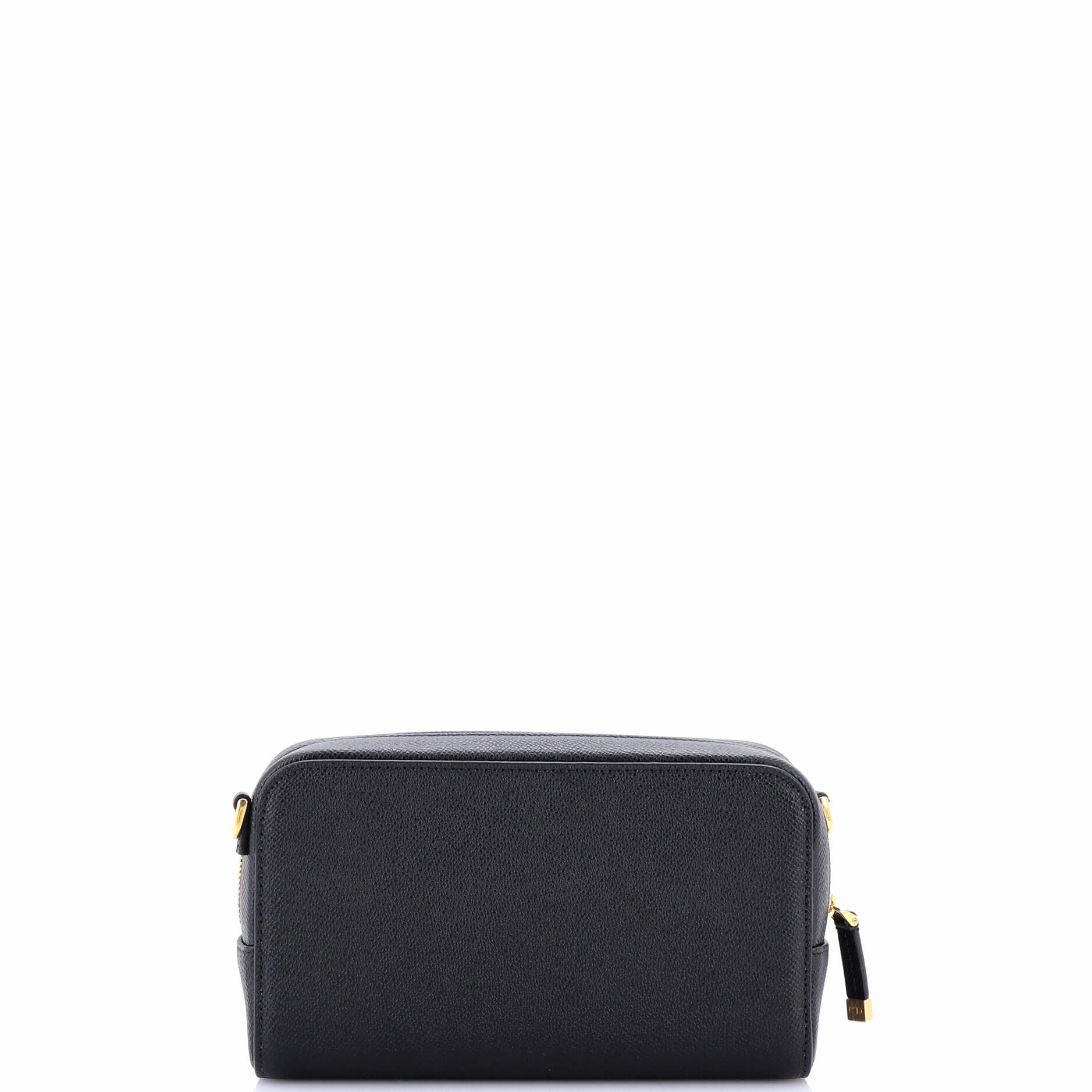 Caro Double Pouch Crossbody Bag Leather