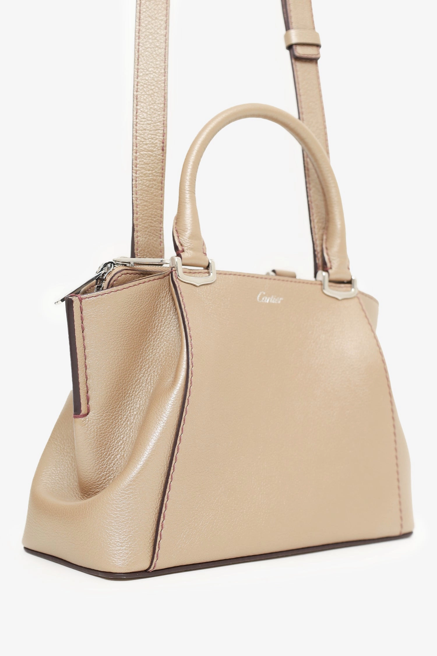 Cartier Brown Mini C de Cartier Bag