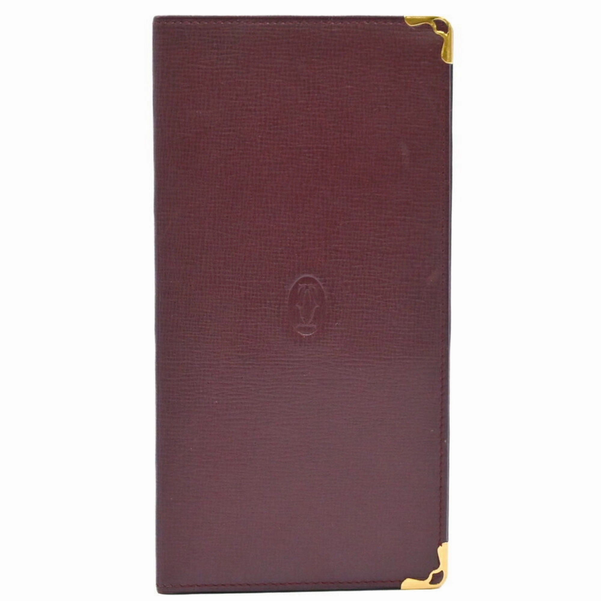 Cartier  Color Leather Long Wallet (Bi-Fold) (Pre-Owned)