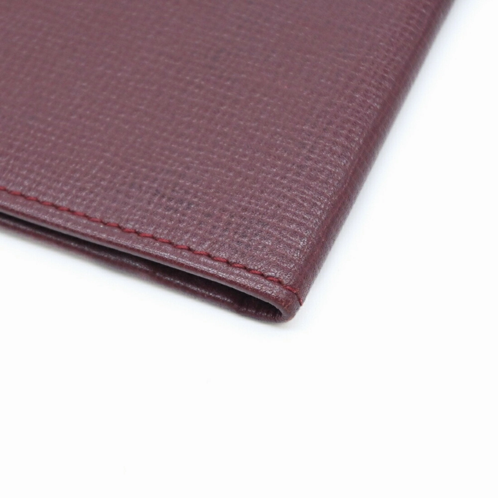 Cartier  Color Leather Long Wallet (Bi-Fold) (Pre-Owned)