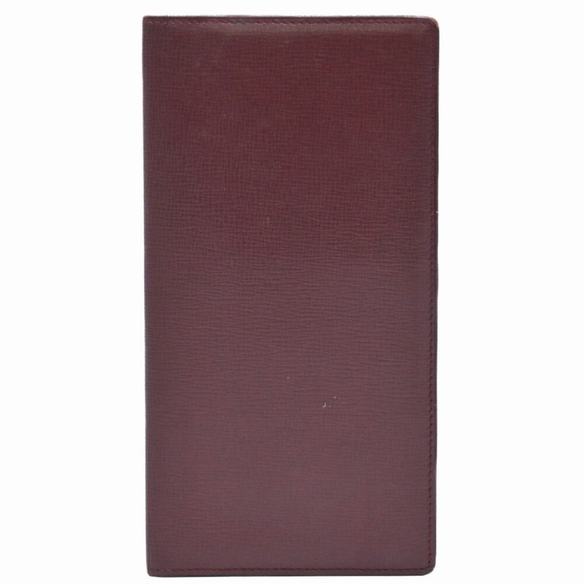 Cartier  Color Leather Long Wallet (Bi-Fold) (Pre-Owned)