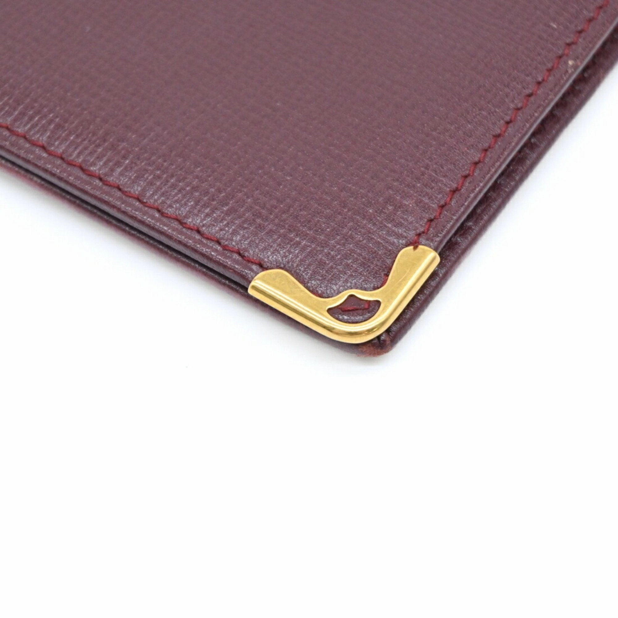 Cartier  Color Leather Long Wallet (Bi-Fold) (Pre-Owned)
