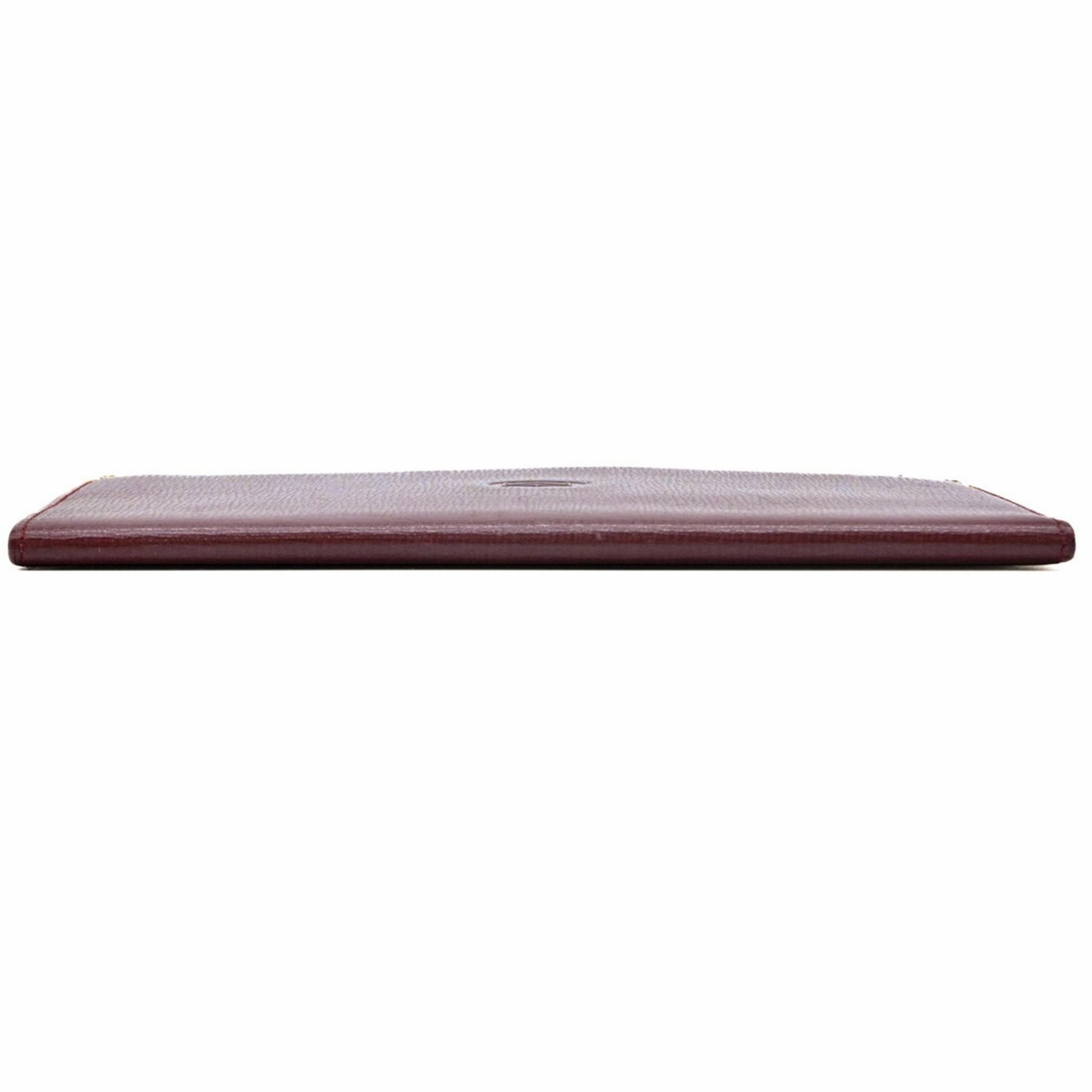 Cartier  Color Leather Long Wallet (Bi-Fold) (Pre-Owned)
