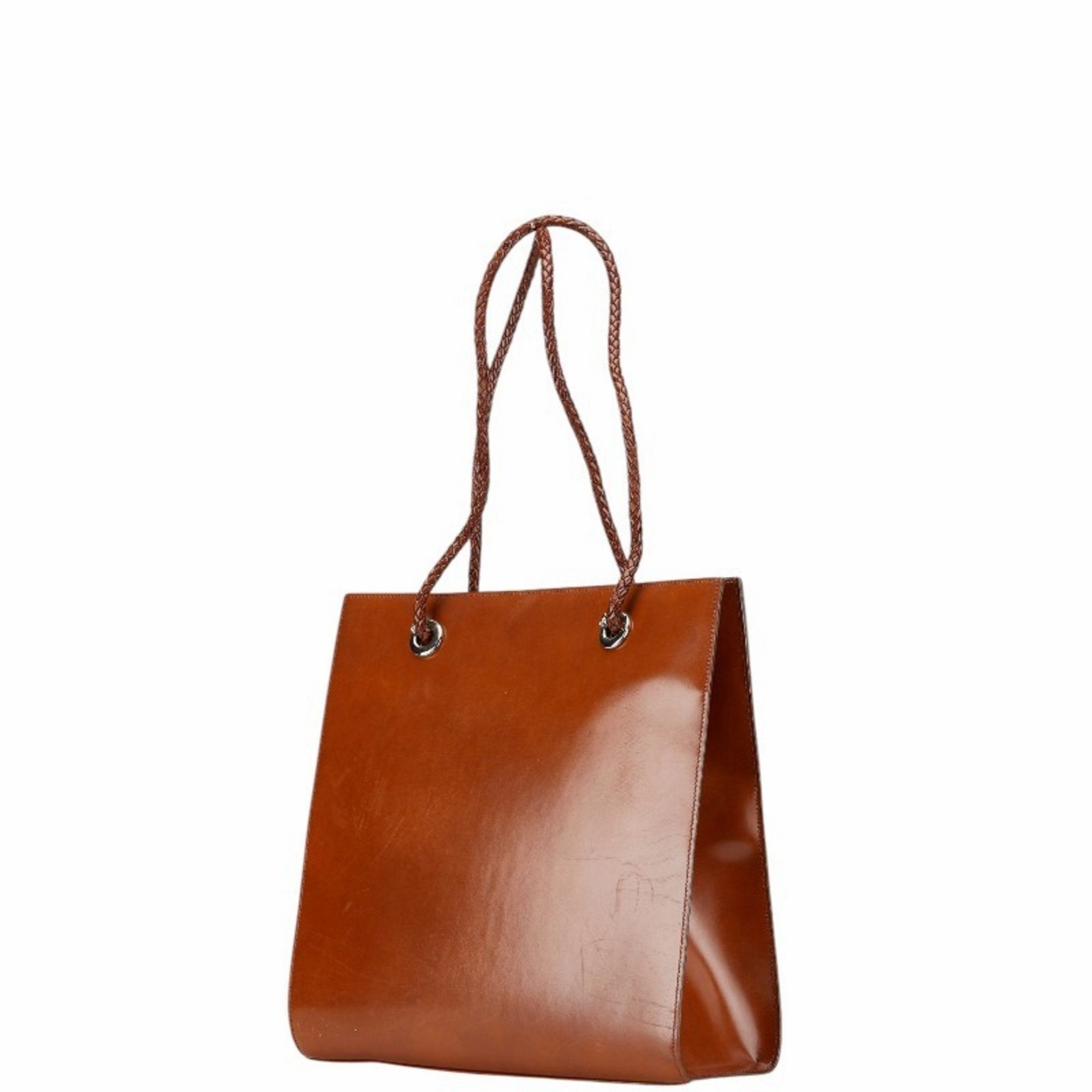 Cartier Leather Handbag Tote Bag (Pre-Owned)
