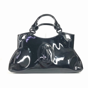 Cartier Leather Handbag Tote Bag (Pre-Owned)