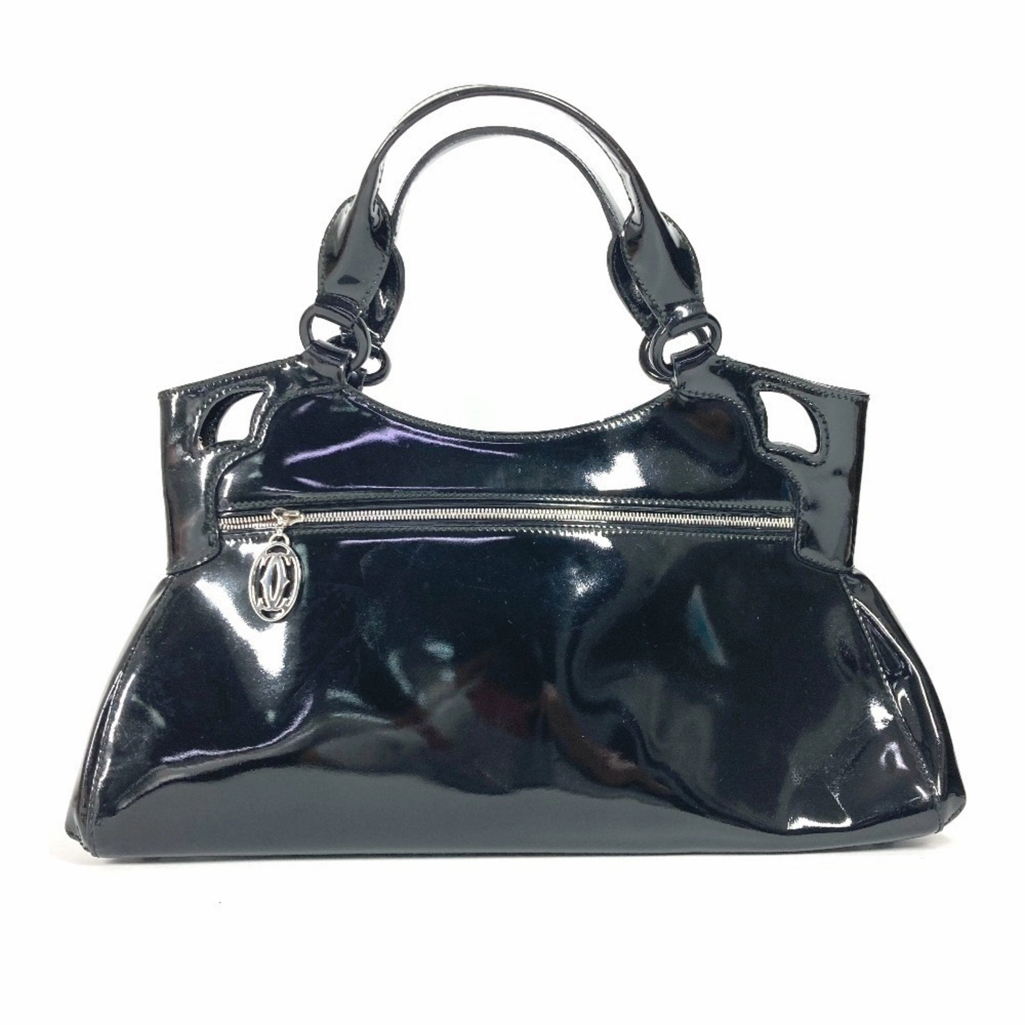 Cartier Leather Handbag Tote Bag (Pre-Owned)