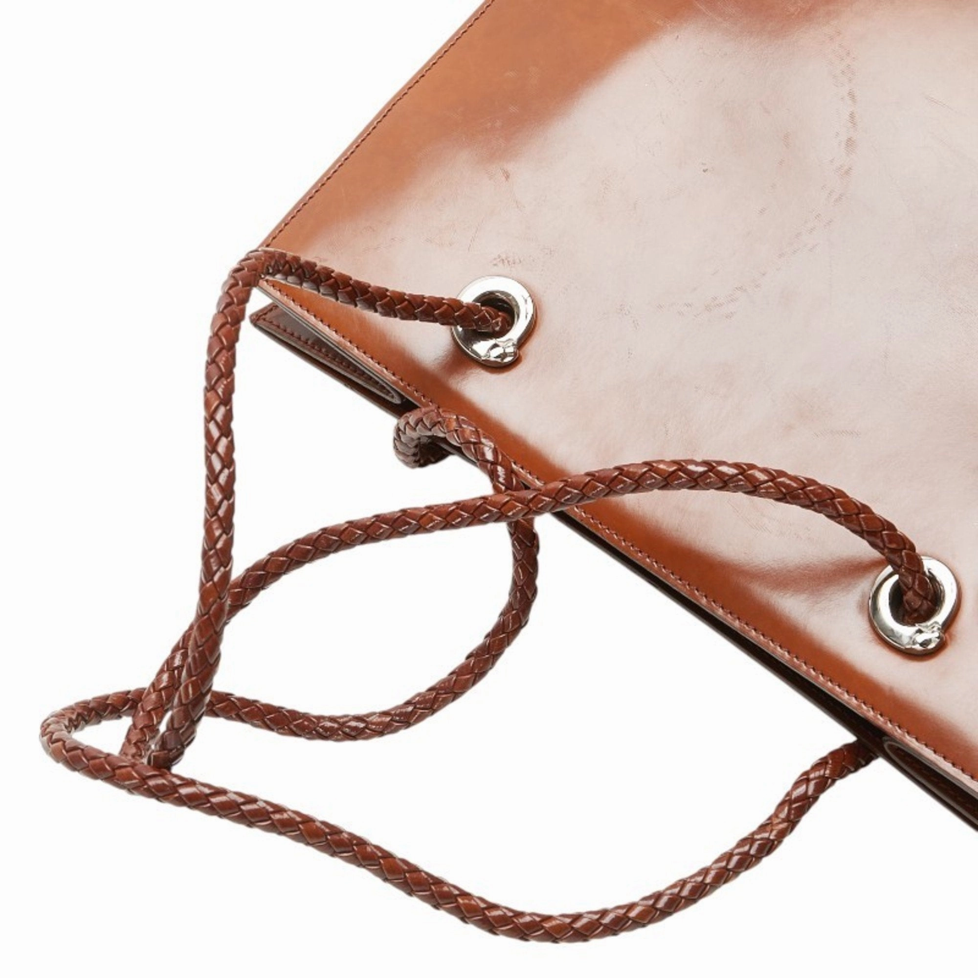 Cartier Leather Handbag Tote Bag (Pre-Owned)