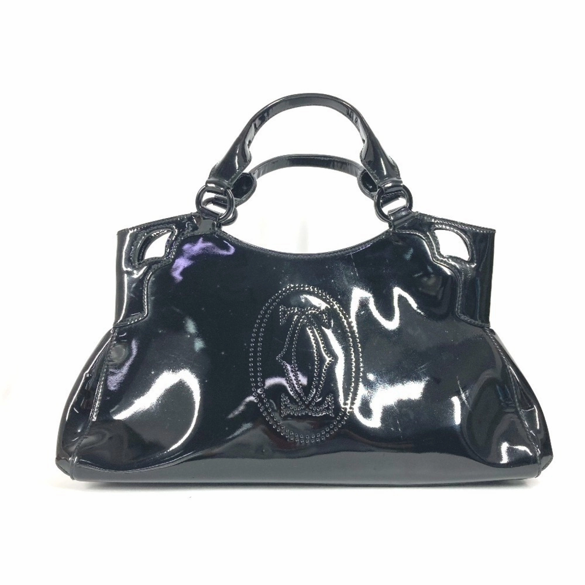 Cartier Leather Handbag Tote Bag (Pre-Owned)