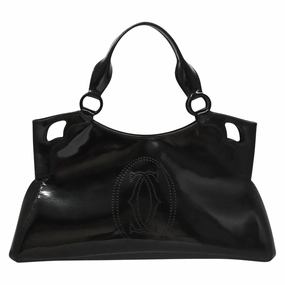 Cartier Marcello Patent Leather Tote Bag (Pre-Owned)