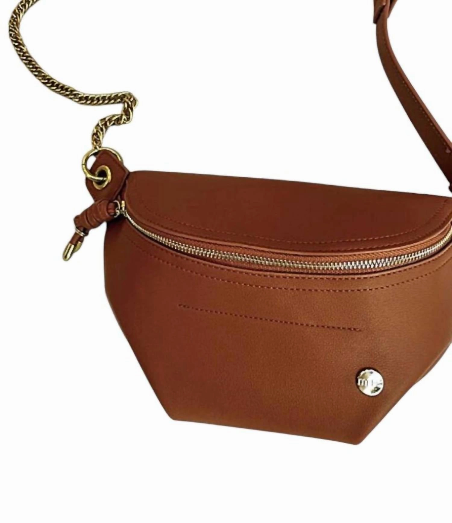 Catherine Fanny/crossbody Bag In Cognac