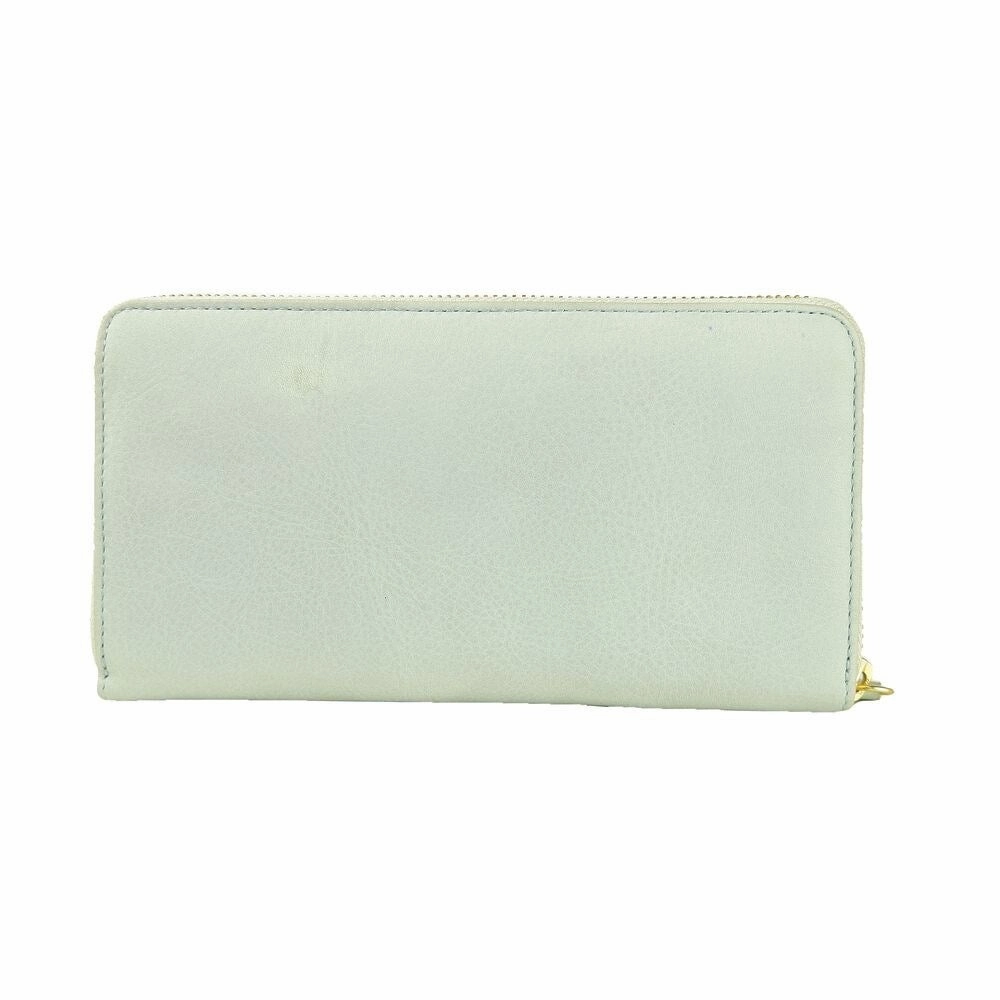 Cavalli Class Gray Calfskin Women Women's Wallet - One Size