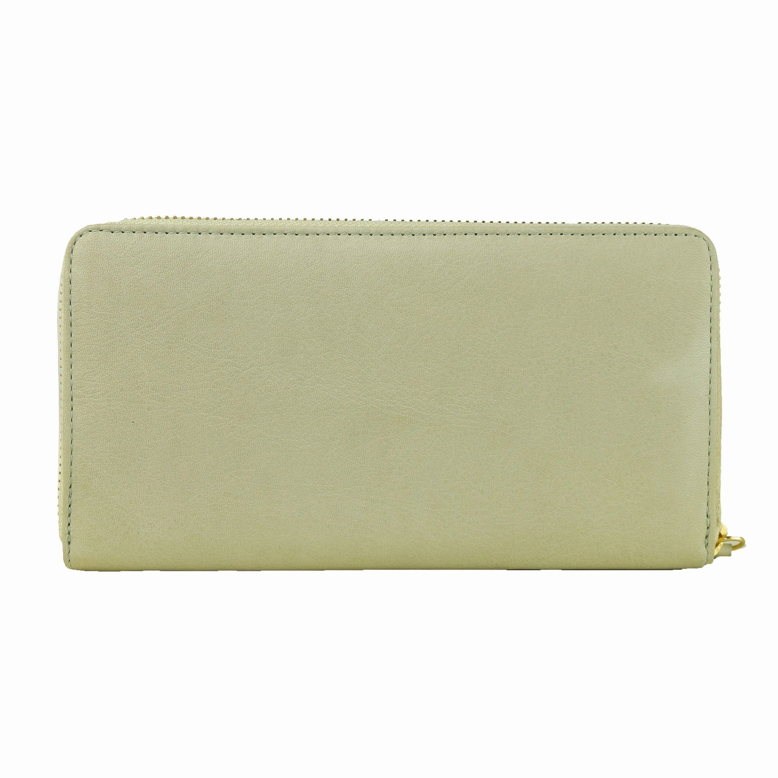 Cavalli Class Gray Calfskin Women Women's Wallet - One Size