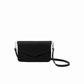 Cavalli Class MESSINA Black Small Envelope Crossbody bag for womens