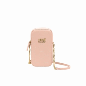 Cavalli Class PALERMO Powder Pink Small Phone Holder Crossbody bag for womens