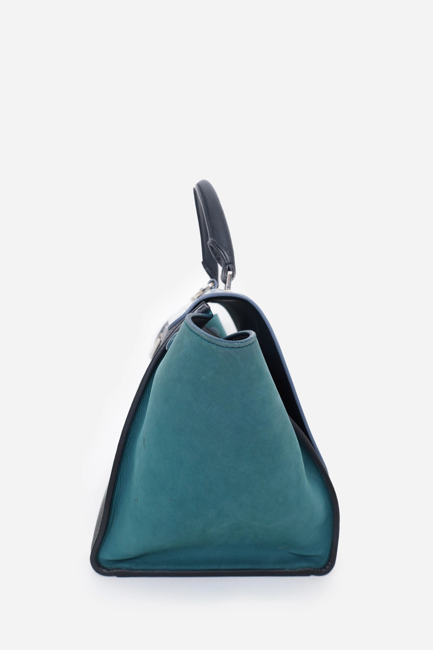 Celine Blue/GreenSmall Trapeze Bag
