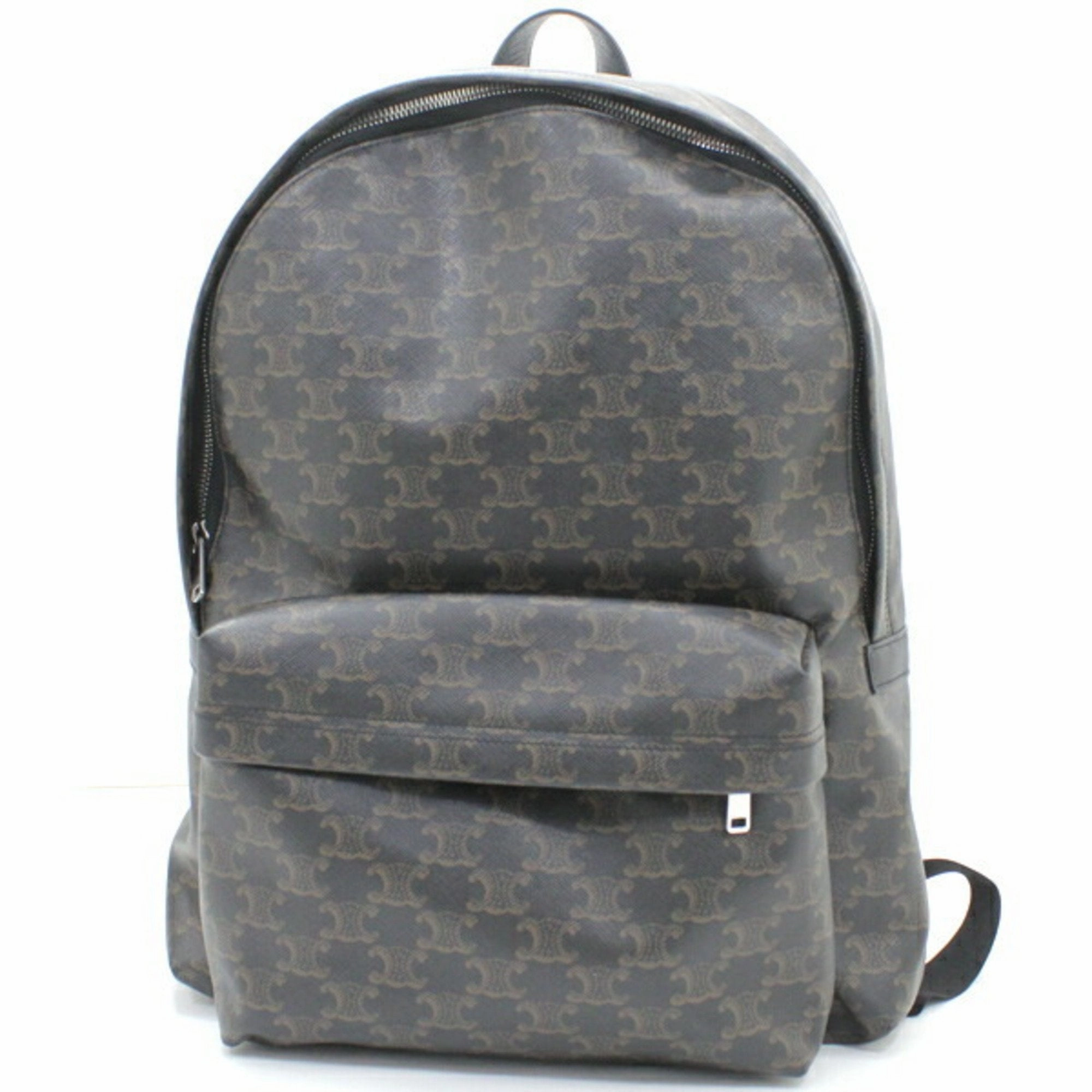 Celine  Canvas Leather Backpack (Pre-Owned)