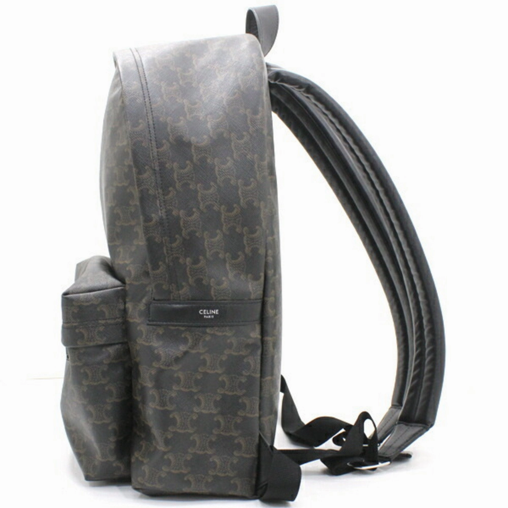 Celine  Canvas Leather Backpack (Pre-Owned)