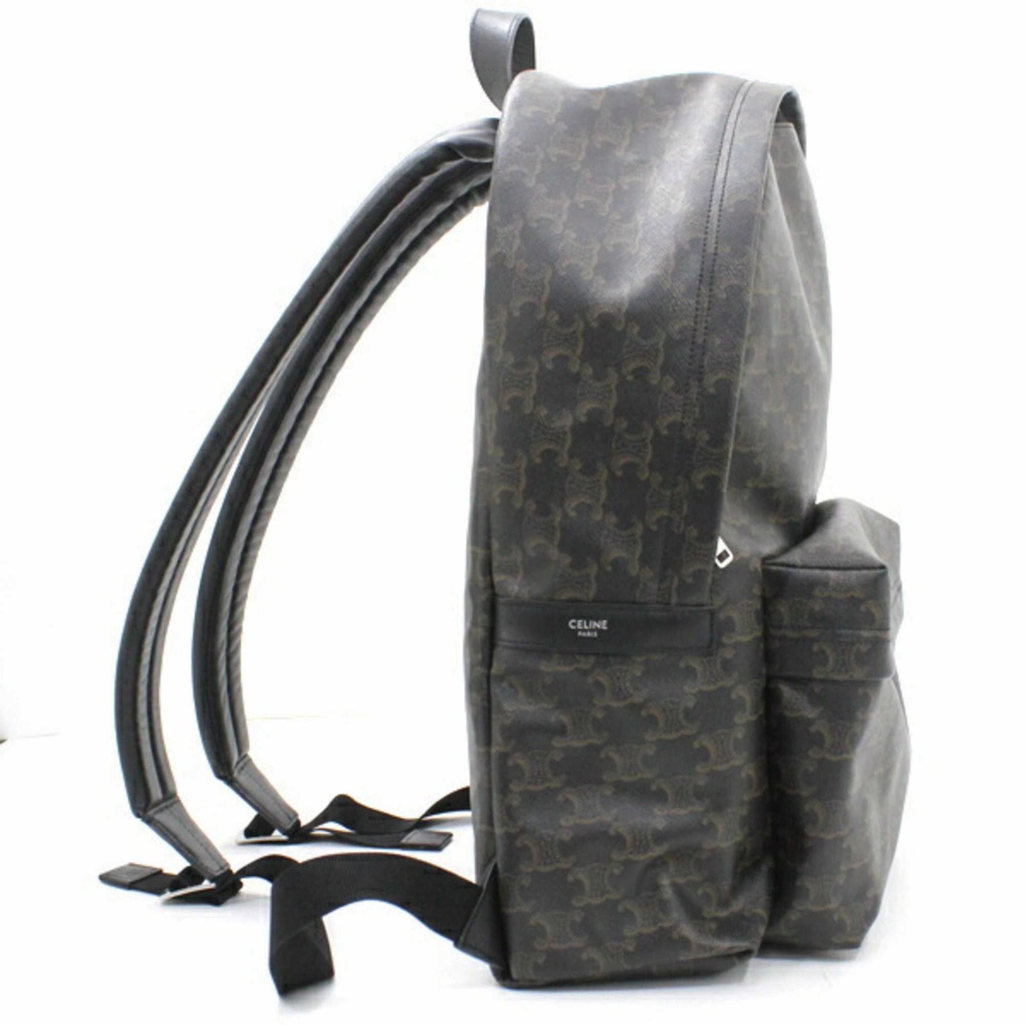 Celine  Canvas Leather Backpack (Pre-Owned)