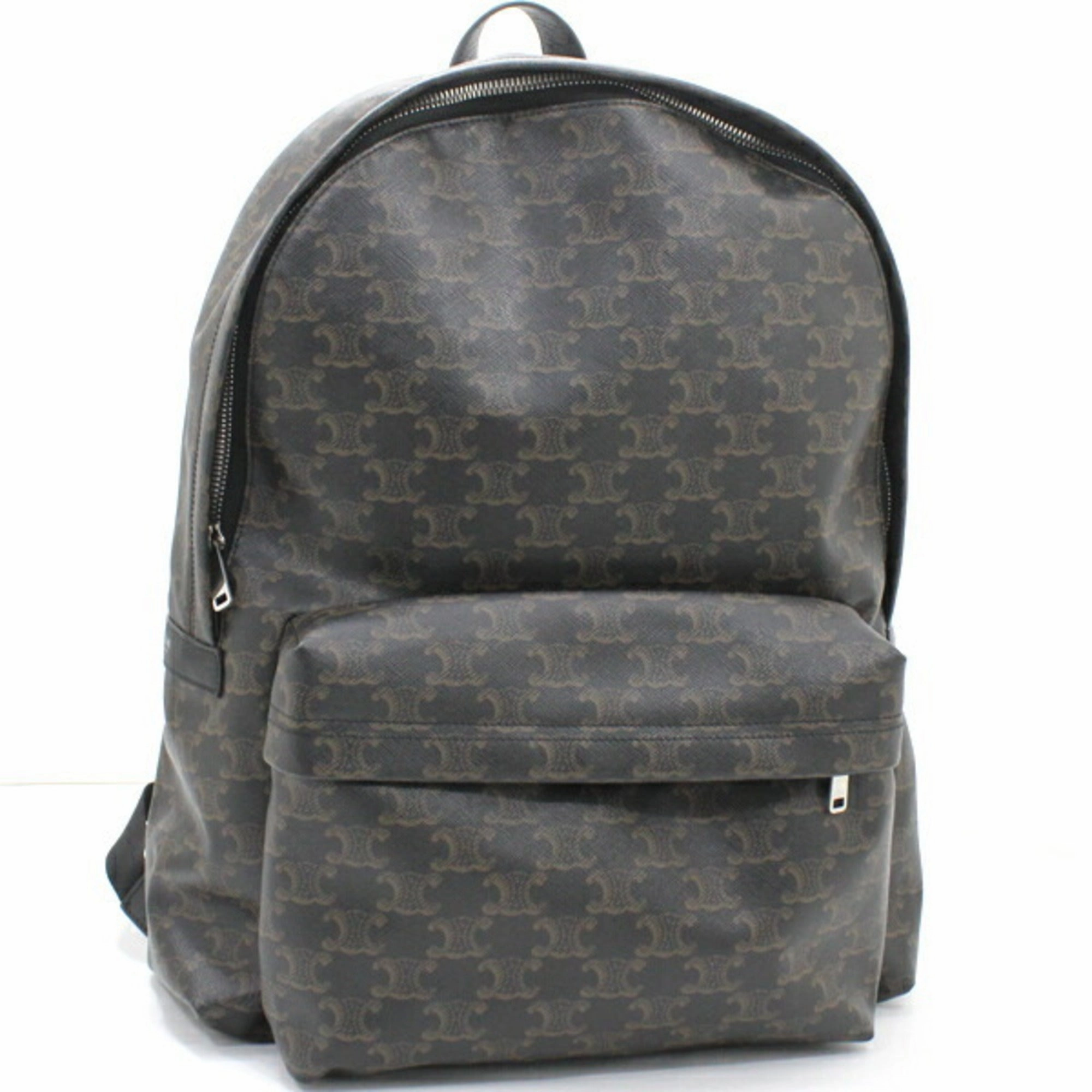 Celine  Canvas Leather Backpack (Pre-Owned)