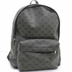 Celine  Canvas Leather Backpack (Pre-Owned)