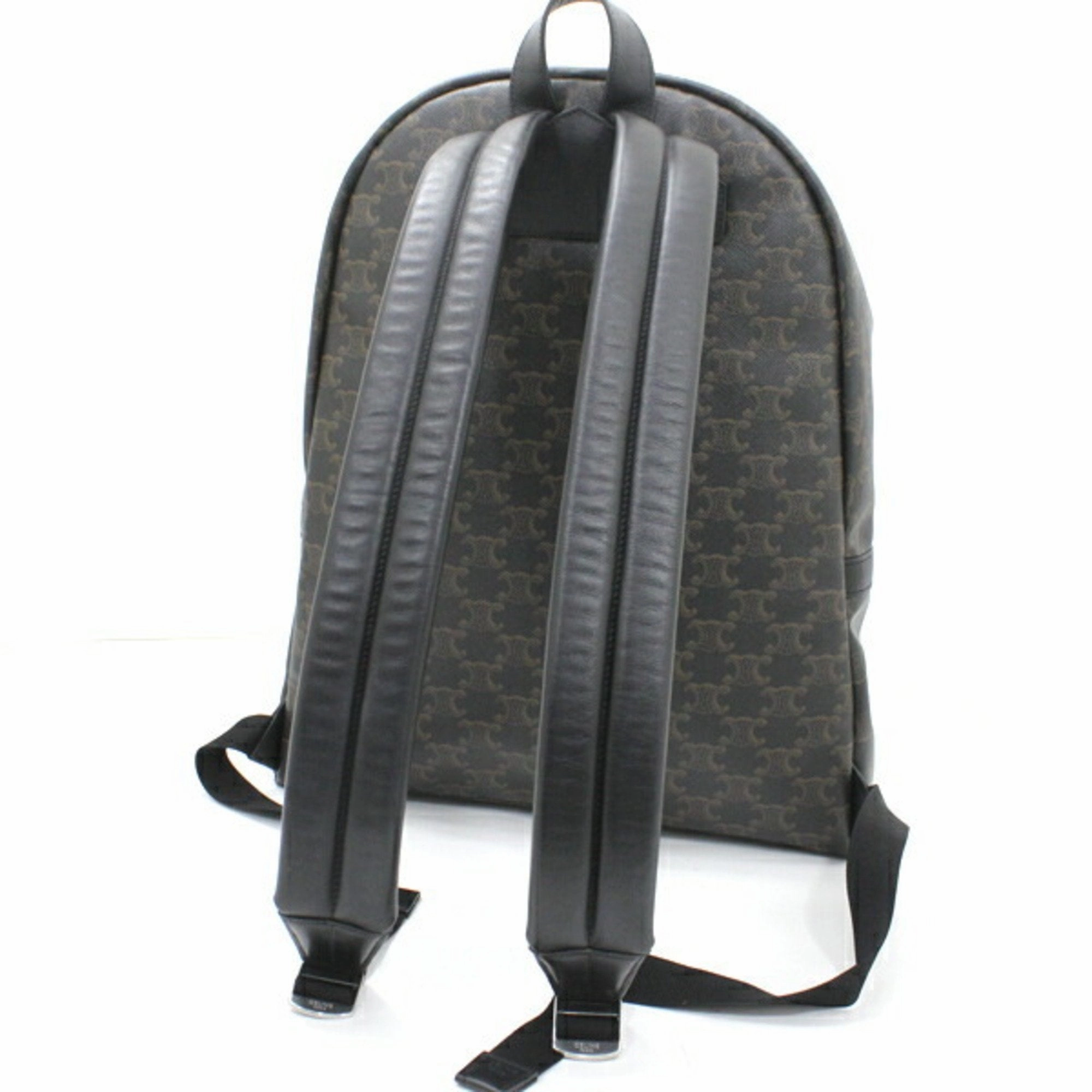 Celine  Canvas Leather Backpack (Pre-Owned)