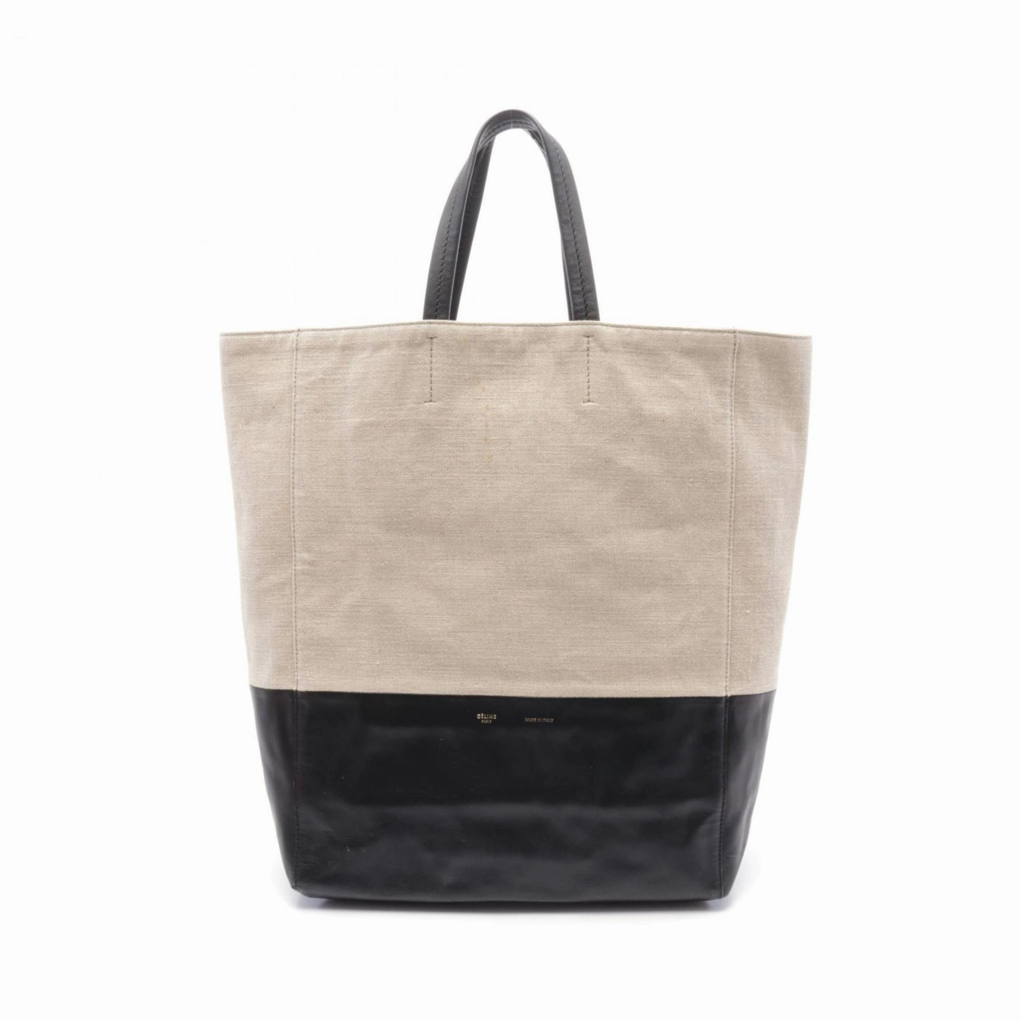 Celine  Canvas Leather Tote Bag (Pre-Owned)